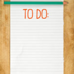 Blank To Do List with Pencil on Wooden Table