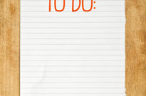 Get Ready for Change Blank To Do List with Pencil on Wooden Table